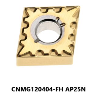 Original Mitsubishi CNMG120404-FH Carbide Turning Insert - Diamond 80° | Steel (10 PCS) CNMG120404-FH AP25N