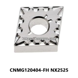 Original Mitsubishi CNMG120404-FH NX2525 Carbide Turning Insert - Diamond 80° | Steel (10 PCS)