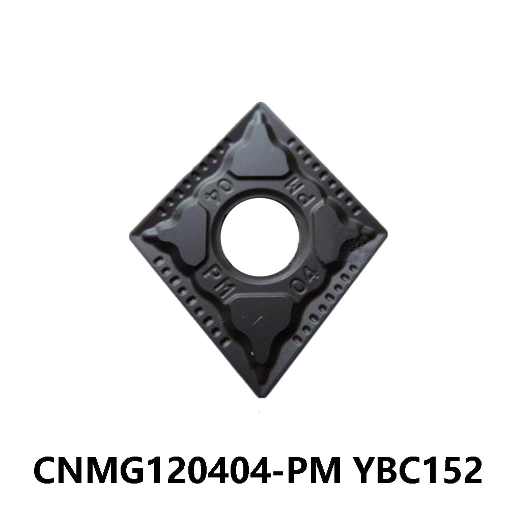 ZCC CNMG120404-PM YBC152 Carbide Turning Insert - Diamond 80° | Steel, Cast Iron (10 PCS)
