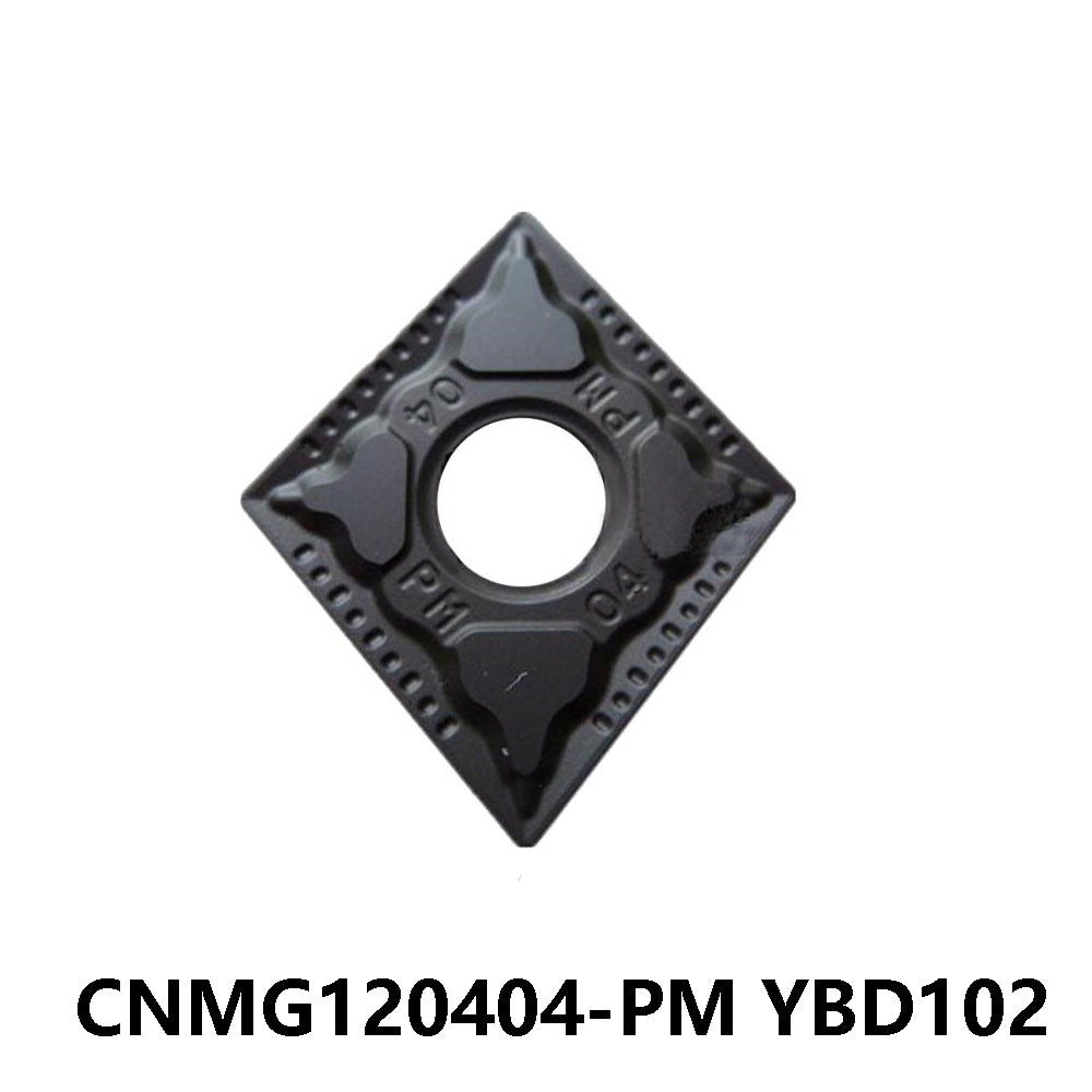 ZCC CNMG120404-PM YBD102 Carbide Turning Insert - Diamond 80° | Steel & More (10 PCS)
