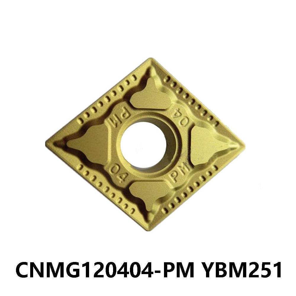 Zcc.ct 100% Original CNMG120404-PM YBM251 turning Insert 10 pcs