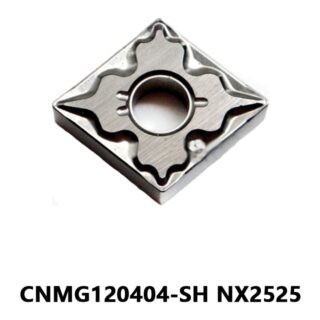Original Mitsubishi CNMG120404-SH NX2525 Carbide Turning Insert - Diamond 80° | Steel & More (10 PCS)