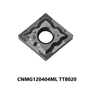 Original TaeguTec CNMG120404ML TT8020 Carbide Turning Insert - Diamond 80° | Cast Iron (10 PCS)
