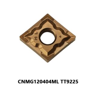 Original TaeguTec CNMG120404ML TT9225 Carbide Turning Insert - Diamond 80° | Steel (10 PCS)