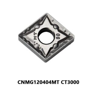 Original TaeguTec CNMG120404MT CT3000 Carbide Turning Insert - Diamond 80° (10 PCS)