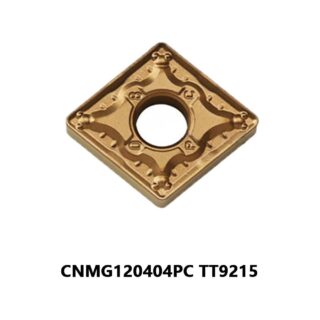 Original TaeguTec CNMG120404PC TT9215 Carbide Turning Insert - Diamond 80° (10 PCS)