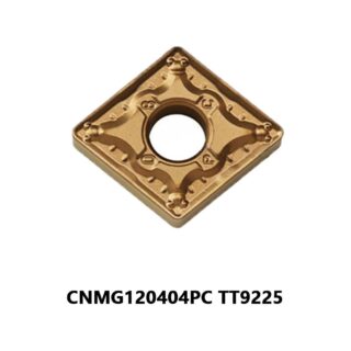 Original TaeguTec CNMG120404PC TT9225 Carbide Turning Insert - Diamond 80° | Steel (10 PCS)