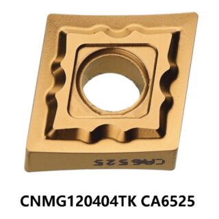 Original Kyocera CNMG120404TK CA6525 Carbide Turning Insert - Diamond 80° | Steel (10 PCS)