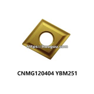 Original ZCC-CT CNMG120404 YBM251 Carbide Turning Insert - Diamond 80° | Steel, Stainless Steel (10 PCS)