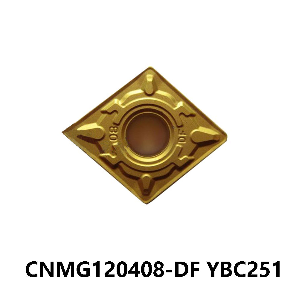 Zcc.ct 100% Original CNMG120408-DF YBC251 Turning Insert 10 pcs