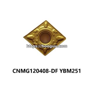 Original ZCC-CT CNMG120408-DF YBM251 Carbide Turning Insert - Diamond 80° | Steel, Stainless Steel (10 PCS)