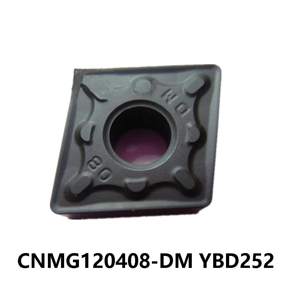 ZCC CNMG120408-DM YBD252 Carbide Turning Insert - Diamond 80° | Steel (10 PCS)
