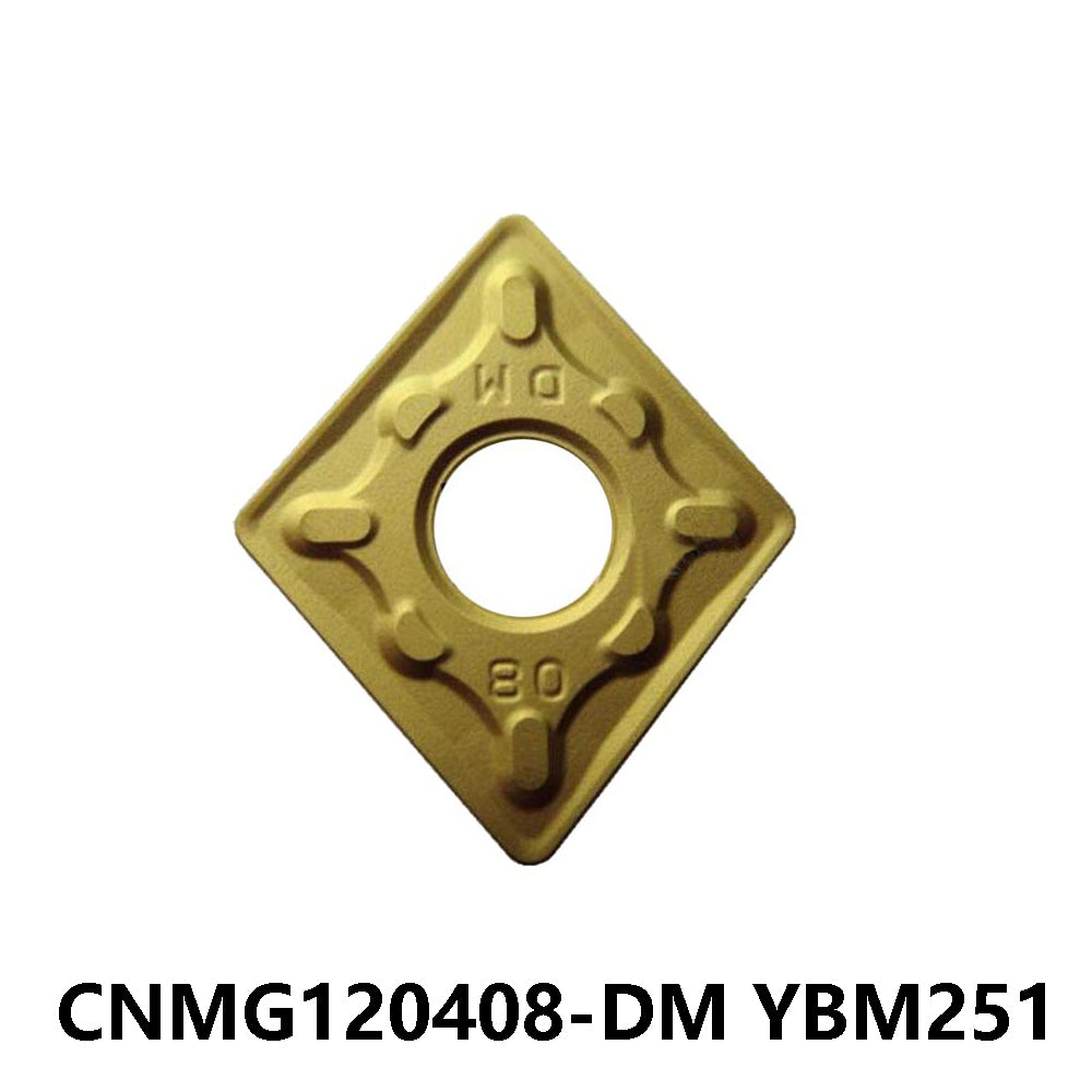 Zcc.ct 100% Original CNMG120408-DM YBM251 turning Insert 10 pcs