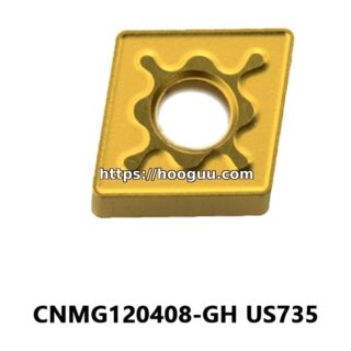 Original Mitsubishi CNMG120408-GH US735 Carbide Turning Insert - Diamond 80° | Steel & More (10 PCS)