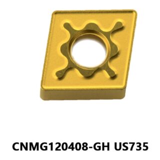 Original Mitsubishi CNMG120408-GH US735 Carbide Turning Insert - Diamond 80° | Steel (10 PCS)