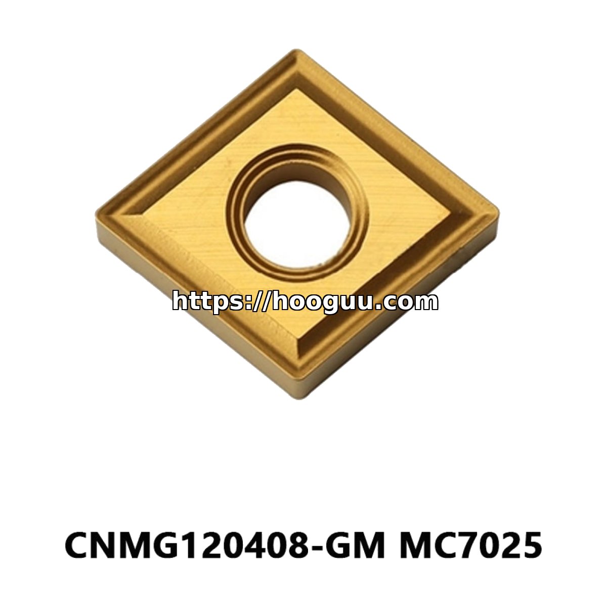 Original Mitsubishi CNMG120408-GM MC7025 Carbide Turning Insert - Diamond 80° | Steel, Stainless Steel (10 PCS)