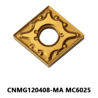 Original Mitsubishi CNMG120408-MA MC6025 Carbide Turning Insert - Diamond 80° | Steel (10 PCS)