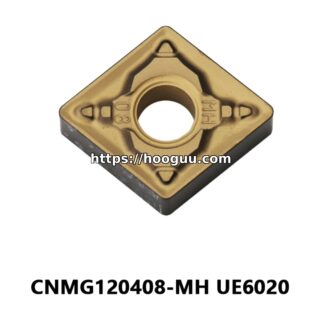 Original Mitsubishi CNMG120408-MH UE6020 Carbide Turning Insert - Diamond 80° | Steel (10 PCS)