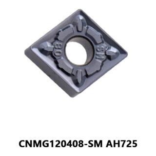 Original Tungaloy CNMG120408-SM AH725 Carbide Turning Insert - Diamond 80° | Stainless Steel & More (10 PCS)