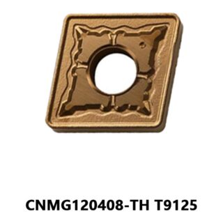Original Tungaloy CNMG120408-TH T9125 Carbide Turning Insert - Diamond 80° | Steel (10 PCS)