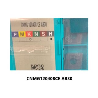 Original TaeguTec CNMG120408CE Carbide Turning Insert - Diamond 80° (10 PCS) AB30 CNMG120408CE AB30