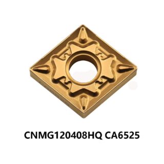 Original Kyocera CNMG120408HQ CA6525 Carbide Turning Insert - Diamond 80° | Steel (10 PCS)