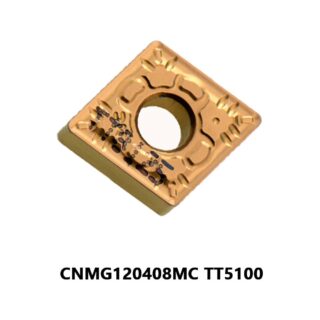 Original TaeguTec CNMG120408MC TT5100 Carbide Turning Insert - Diamond 80° (10 PCS)