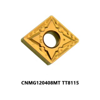 Original TaeguTec CNMG120408MT TT8115 Carbide Turning Insert - Diamond 80° (10 PCS)