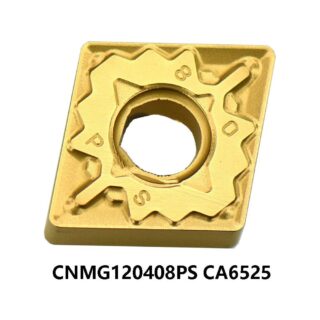 Original Kyocera CNMG120408PS CA6525 Carbide Turning Insert - Diamond 80° | Steel (10 PCS)