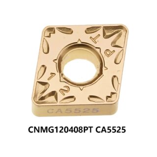 Original Kyocera CNMG120408PT CA5525 Carbide Turning Insert - Diamond 80° | Steel (10 PCS)