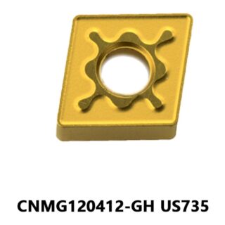 Original Mitsubishi CNMG120412-GH US735 Carbide Turning Insert - Diamond 80° | Steel (10 PCS)