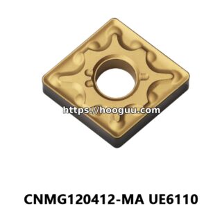 Original Mitsubishi CNMG120412-MA UE6110 Carbide Turning Insert - Diamond 80° | Steel (10 PCS)