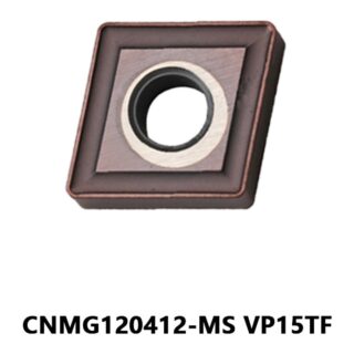 Original Mitsubishi CNMG120412-MS VP15TF Carbide Turning Insert - Diamond 80° | Steel, Stainless Steel (10 PCS)