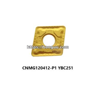 Original ZCC-CT CNMG120412-P1 YBC251 Carbide Turning Insert - Diamond 80° (10 PCS)