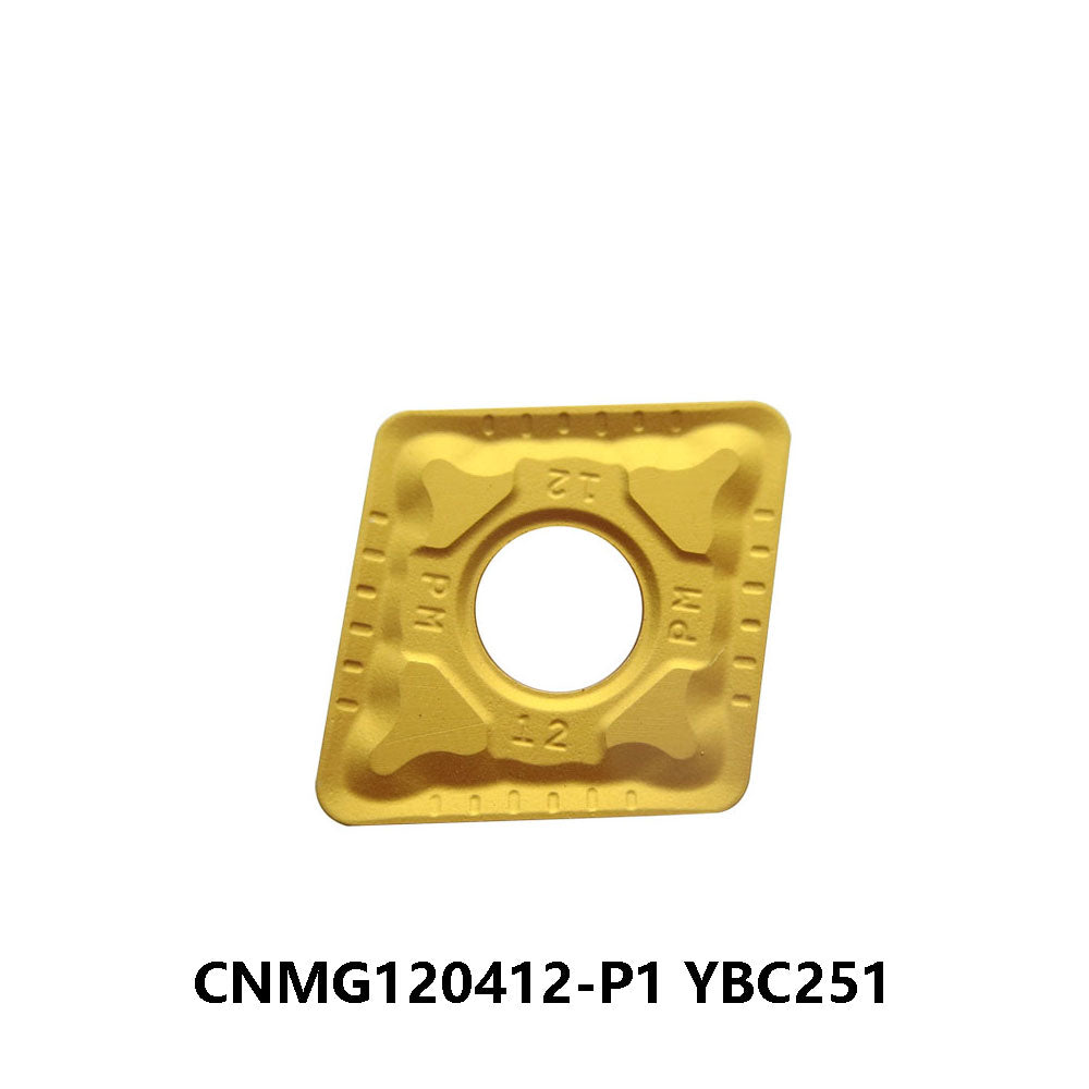 Zcc.ct 100% Original CNMG120412-P1 YBC251 turning Insert 10 pcs