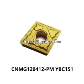 Original ZCC-CT CNMG120412-PM YBC151 Carbide Turning Insert - Diamond 80° | Steel, Stainless Steel (10 PCS)