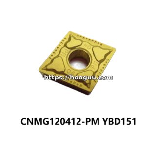 Original ZCC-CT CNMG120412-PM YBD151 Carbide Turning Insert - Diamond 80° | Steel, Stainless Steel (10 PCS)