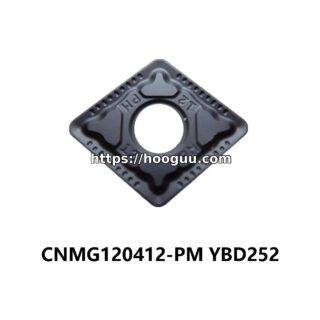 Original ZCC-CT CNMG120412-PM YBD252 Carbide Turning Insert - Diamond 80° | Steel, Stainless Steel (10 PCS)
