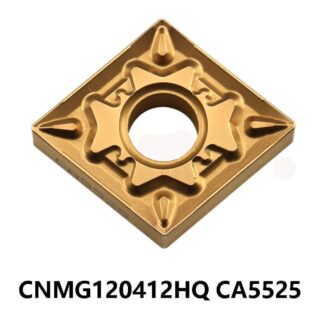 Original Kyocera CNMG120412HQ CA5525 Carbide Turning Insert - Diamond 80° | Steel (10 PCS)