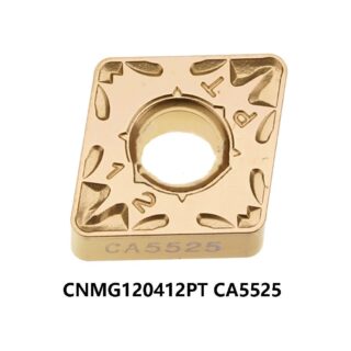 Original Kyocera CNMG120412PT CA5525 Carbide Turning Insert - Diamond 80° | Steel (10 PCS)