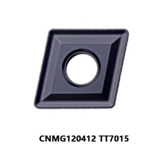Original TaeguTec CNMG120412 TT7015 Carbide Turning Insert - Diamond 80° (10 PCS)