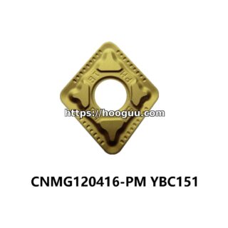 Original ZCC-CT CNMG120416-PM YBC151 Carbide Turning Insert - Diamond 80° (10 PCS)