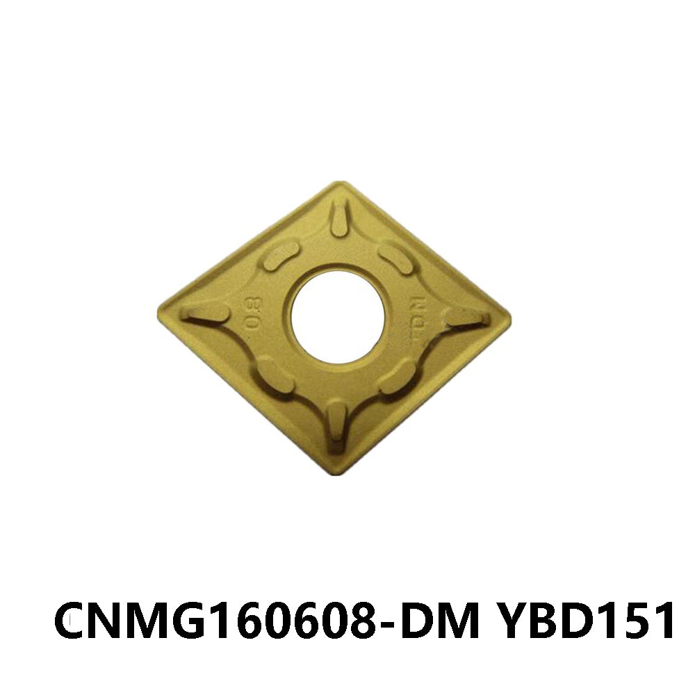 ZCC CNMG160608-DM YBD151 Carbide Turning Insert - Diamond 80° | Steel (10 PCS)