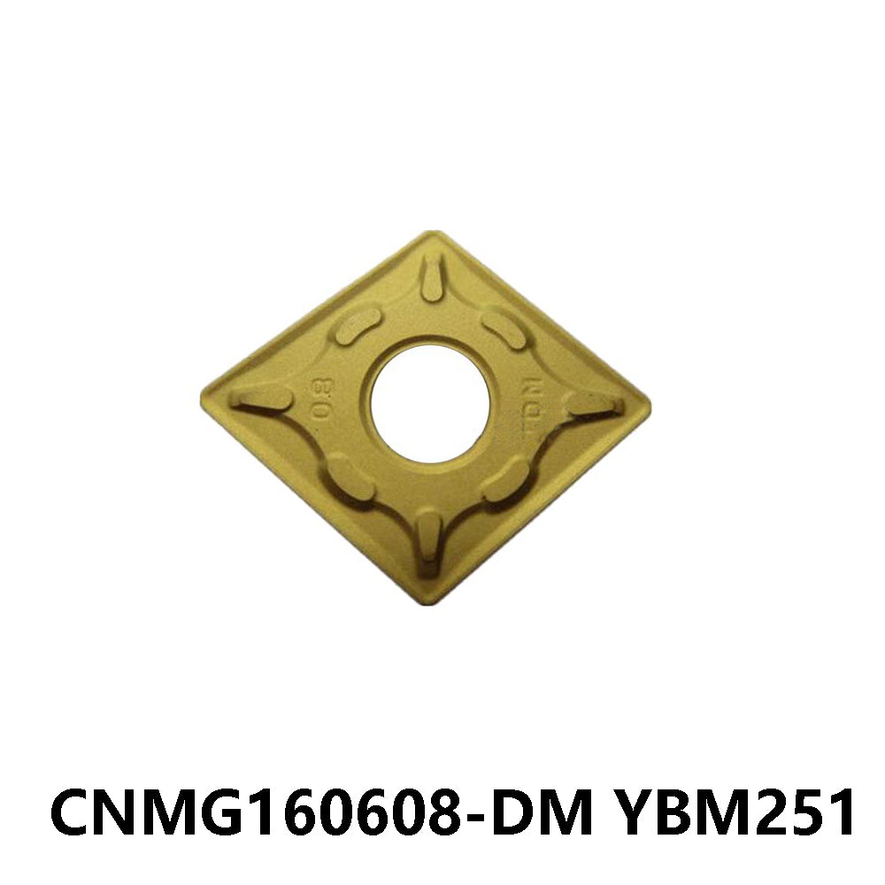 Zcc.ct 100% Original CNMG160608-DM YBM251 turning Insert 10 pcs