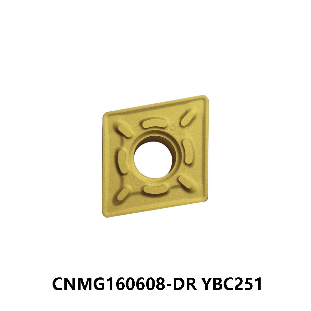 ZCC CNMG160608-DR YBC251 Carbide Turning Insert - Diamond 80° (10 PCS)