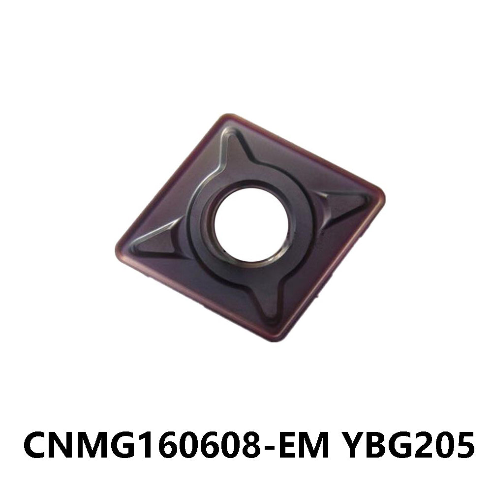 ZCC CNMG160608-EM YBG205 Carbide Turning Insert - Diamond 80° | Steel (10 PCS)