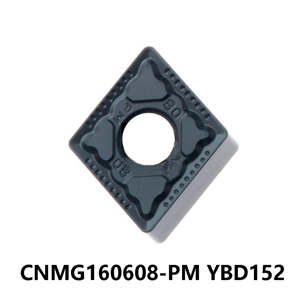 ZCC CNMG160608-PM YBD152 Carbide Turning Insert - Diamond 80° | Steel, Stainless Steel (10 PCS)