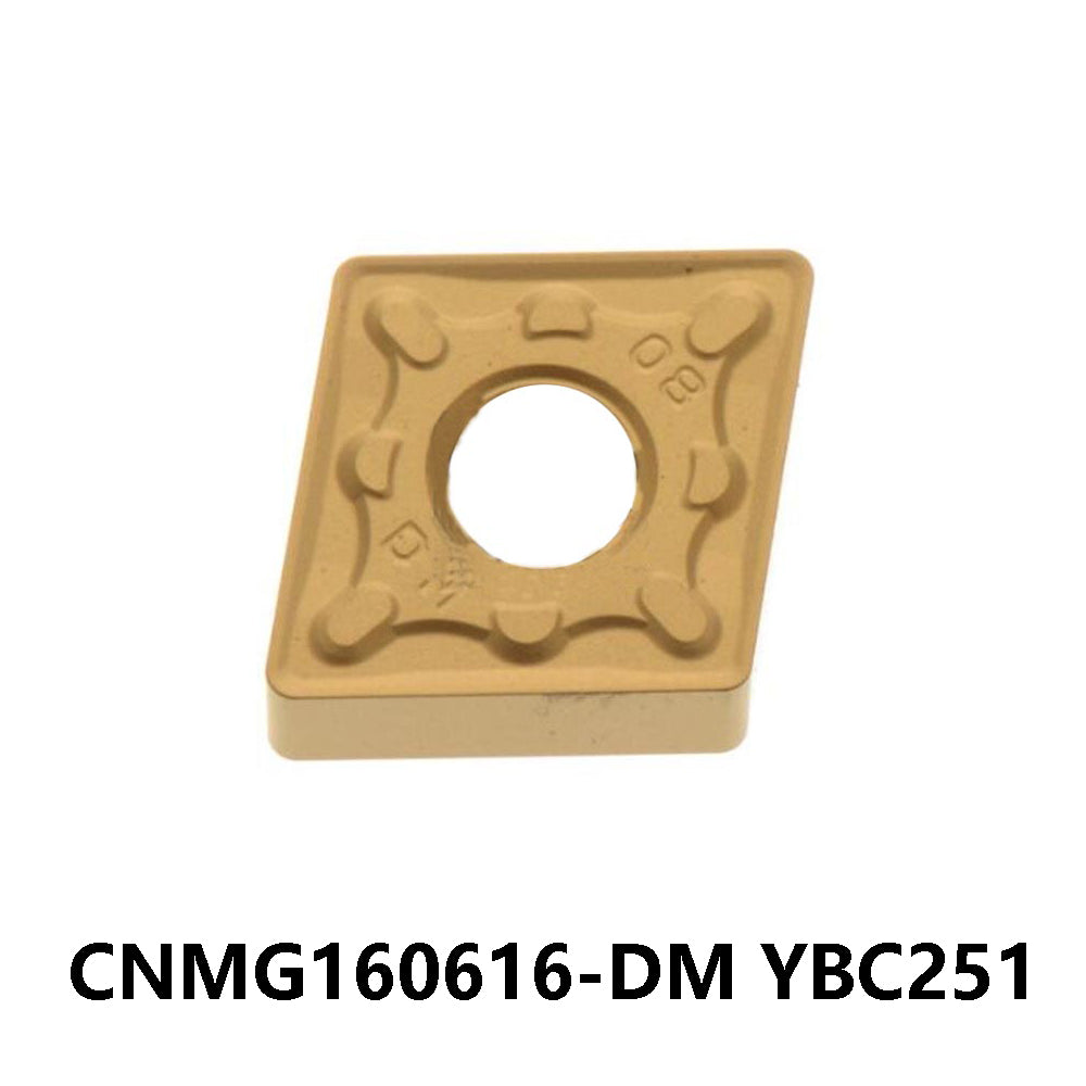 ZCC CNMG160616-DM YBC251 Carbide Turning Insert - Diamond 80° | Titanium (10 PCS)