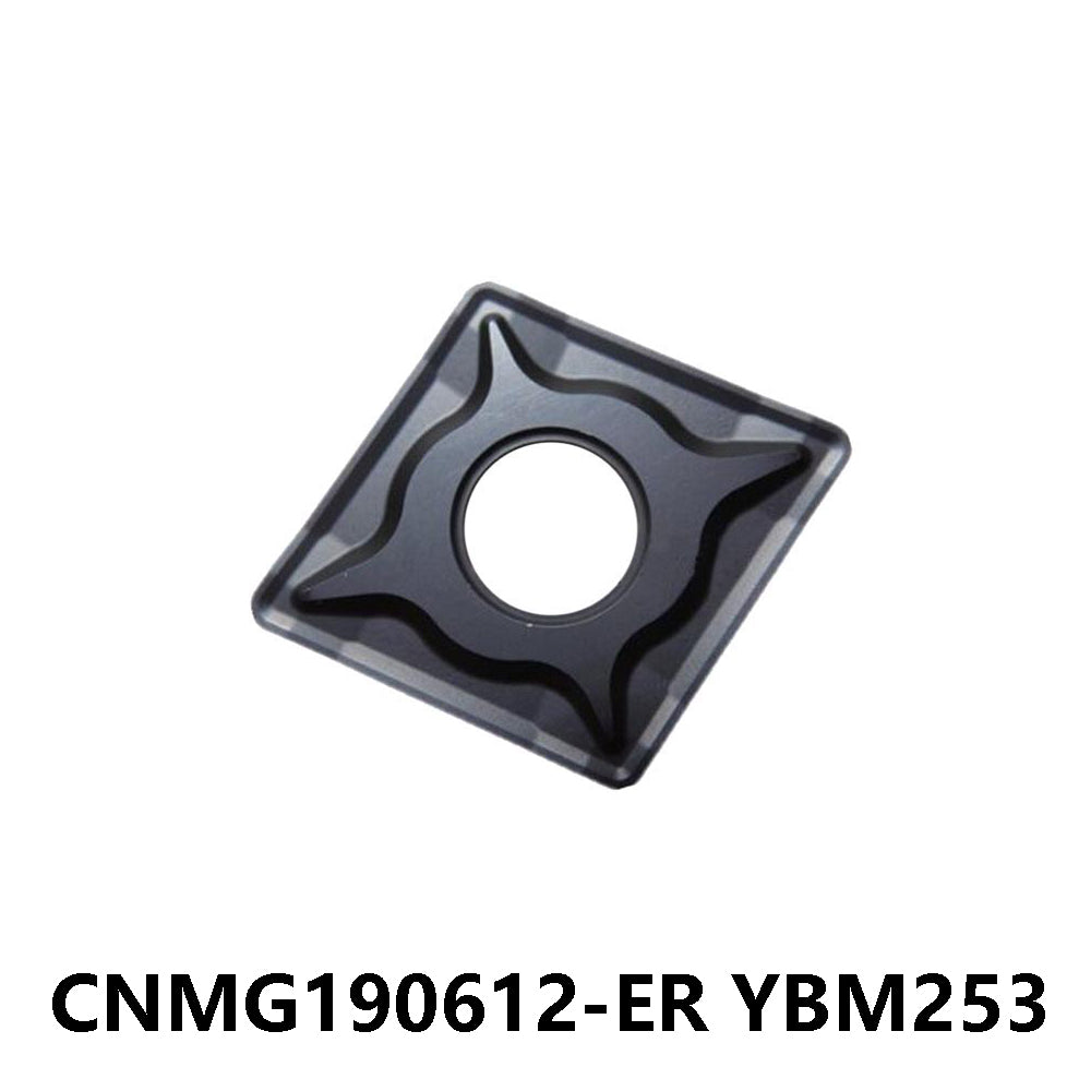 ZCC CNMG190612-ER YBM253 Carbide Turning Insert - Diamond 80° | Steel (10 PCS)