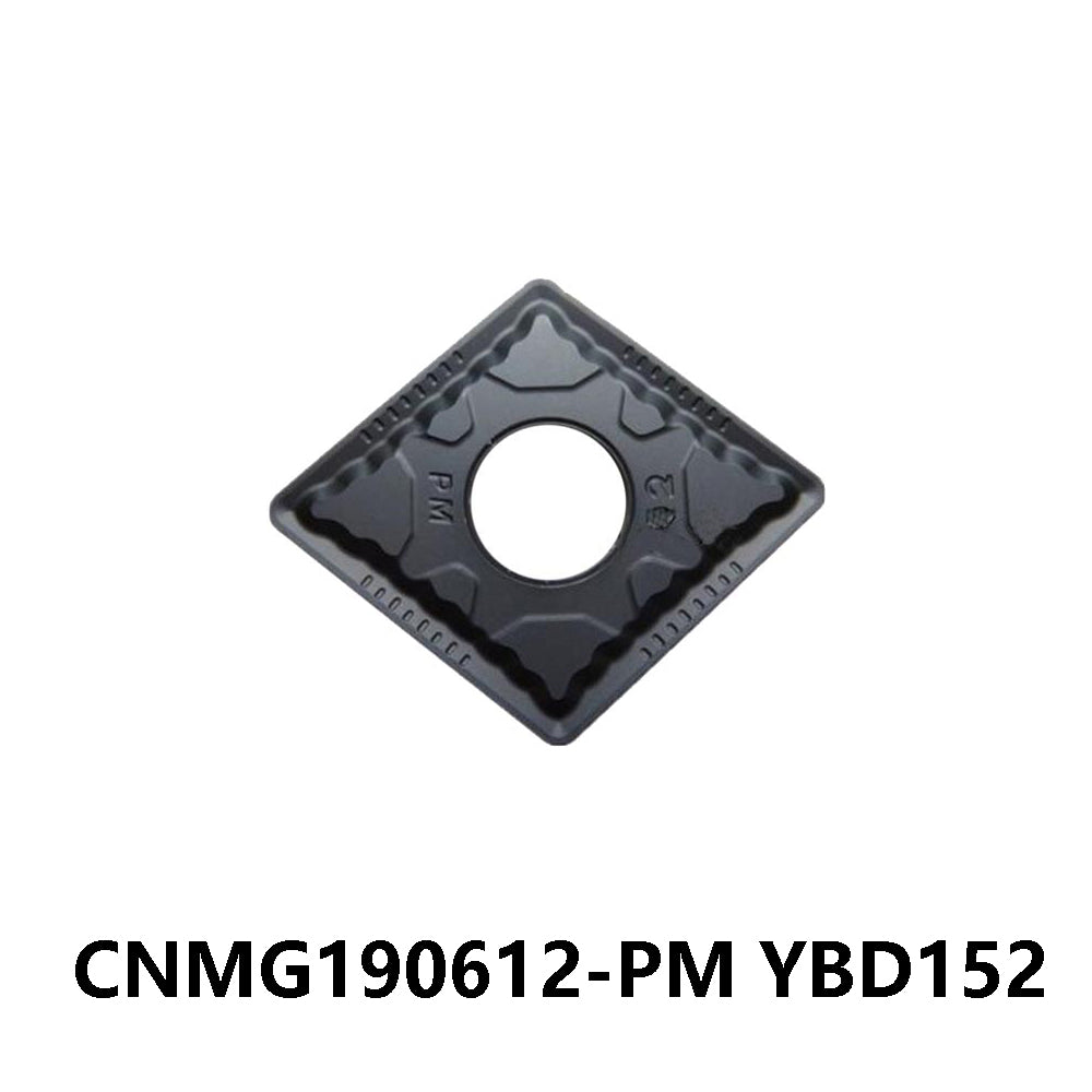 ZCC CNMG190612-PM YBD152 Carbide Turning Insert - Diamond 80° | Steel (10 PCS)